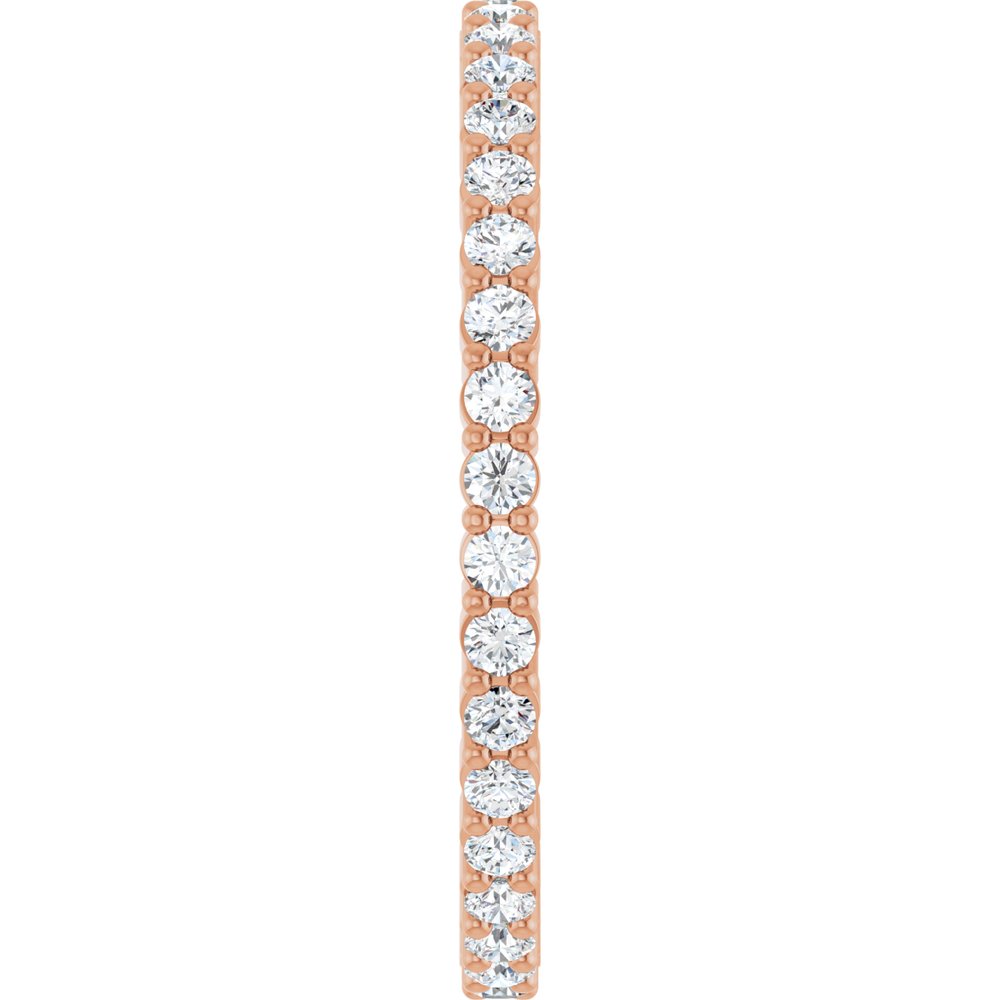 1/2 CTW Diamond Eternity Band - 14K Rose Gold