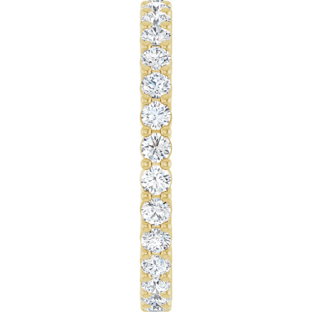 1 CTW Diamond Eternity Band - 14K Yellow Gold
