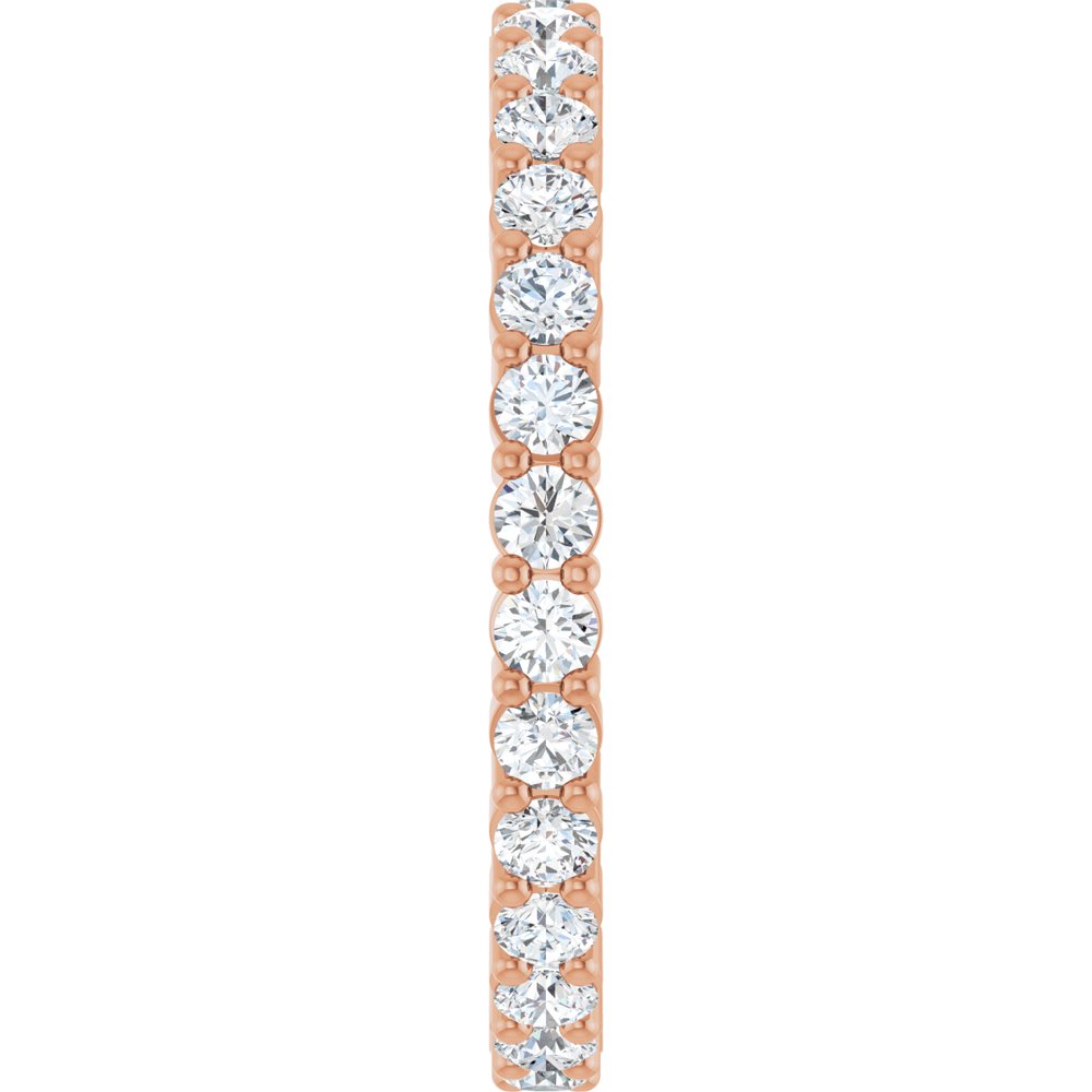 1 CTW Diamond Eternity Band - 14K Rose Gold