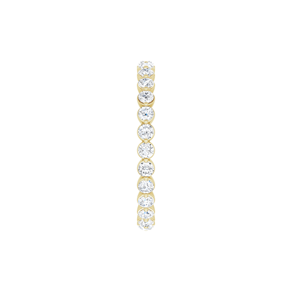 14K Yellow Gold 3/4 CTW Lab-Grown Diamond Eternity Band – F/VS