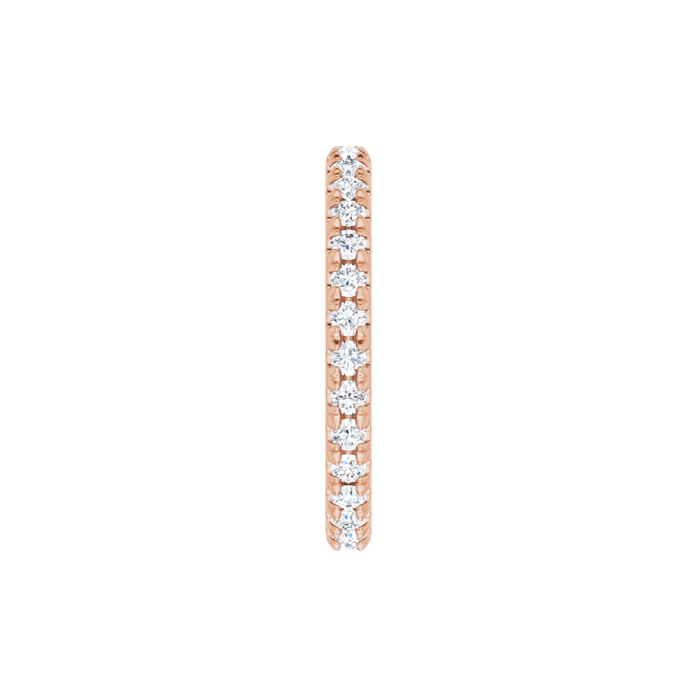 14K Rose Gold 2 1/5 CTW Lab-Grown Diamond Eternity Band – F/VS