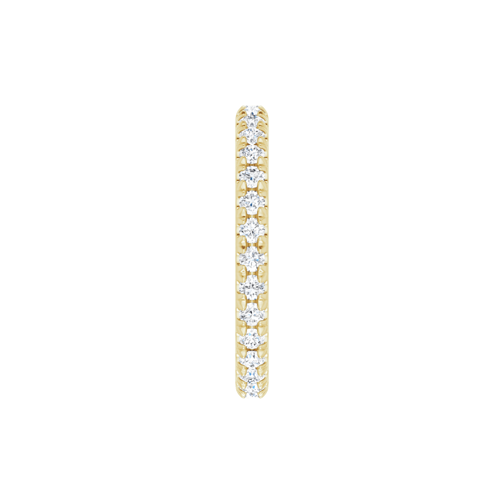 14K Yellow Gold 2 1/5 CTW Lab-Grown Diamond Eternity Band – F/VS