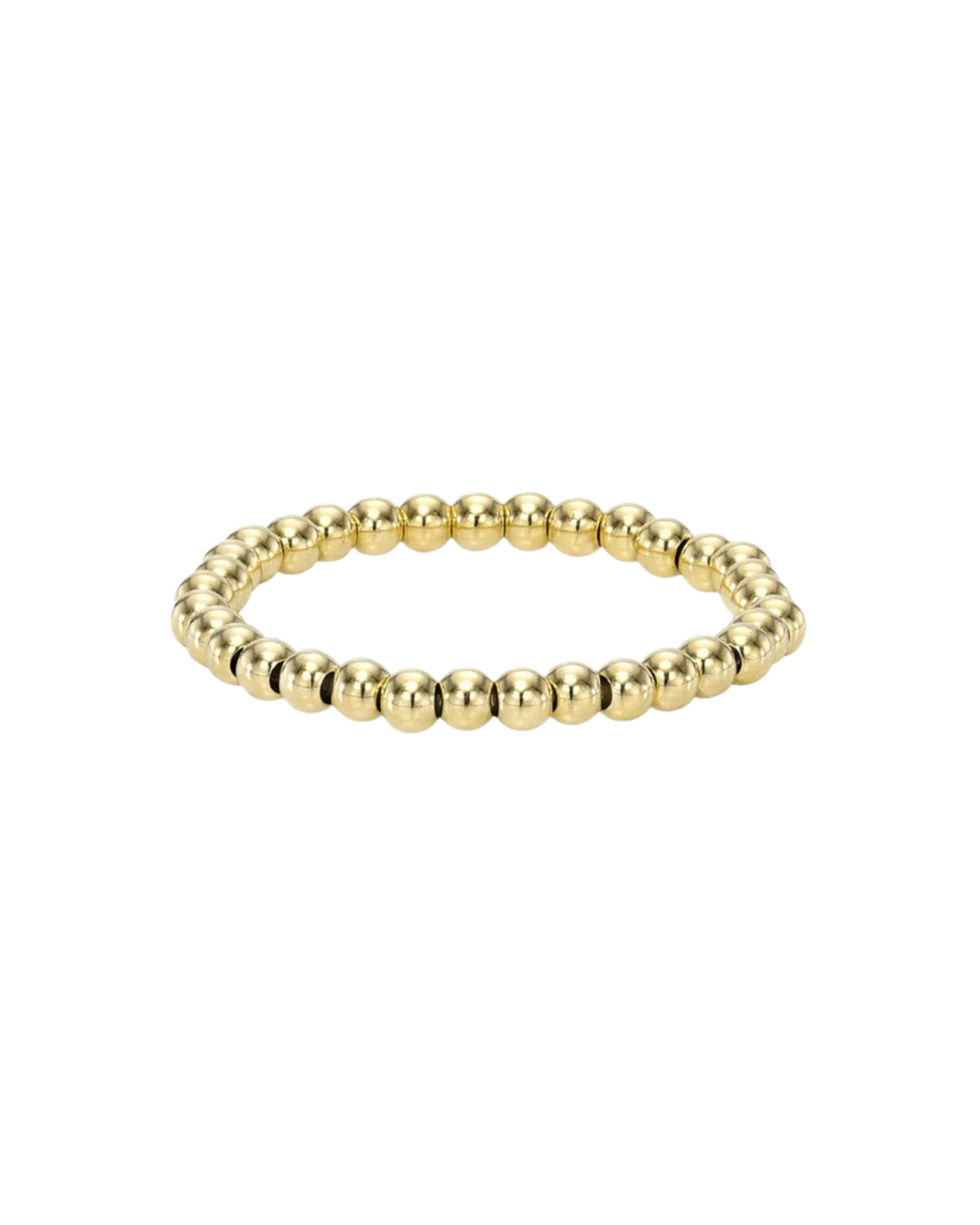 14k Gold Bead Ring