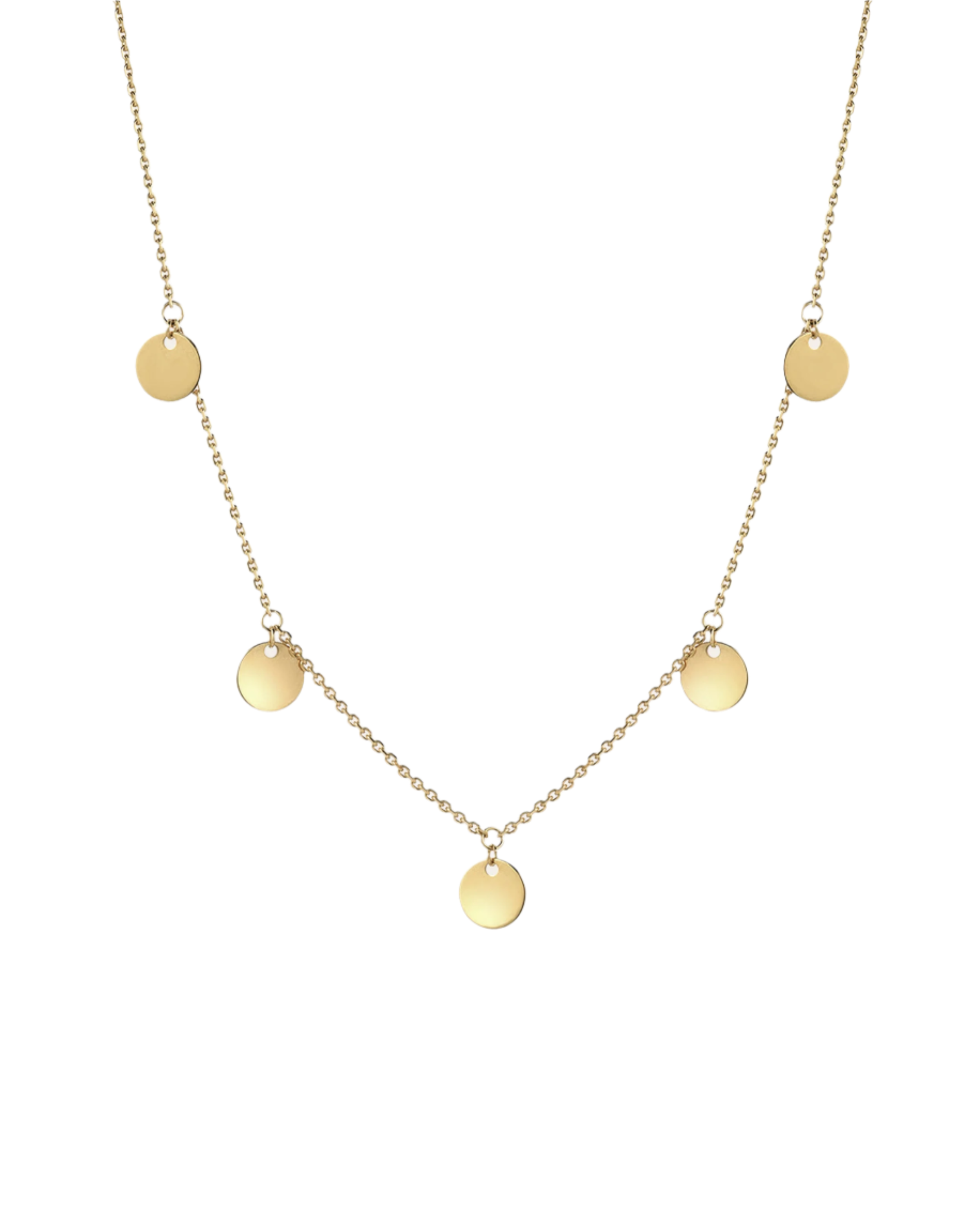 14k Gold Fringe Necklace