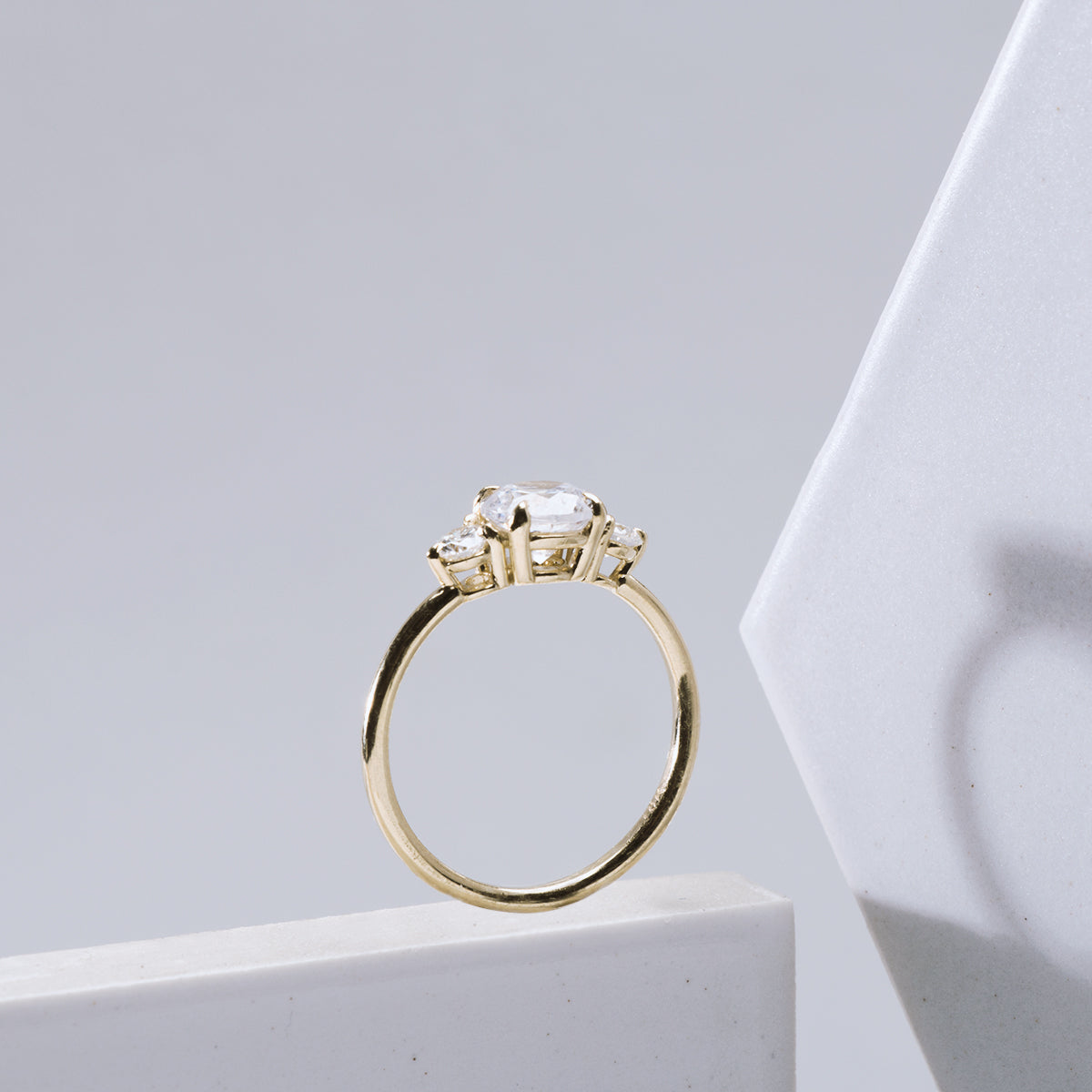 3 Stone Natural Diamond