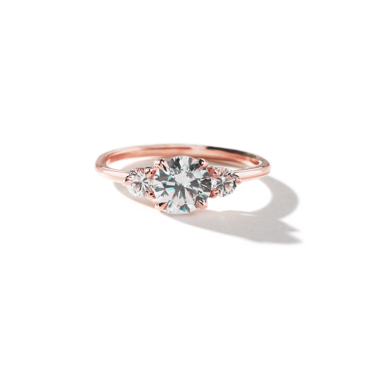 3 Stone Natural Diamond