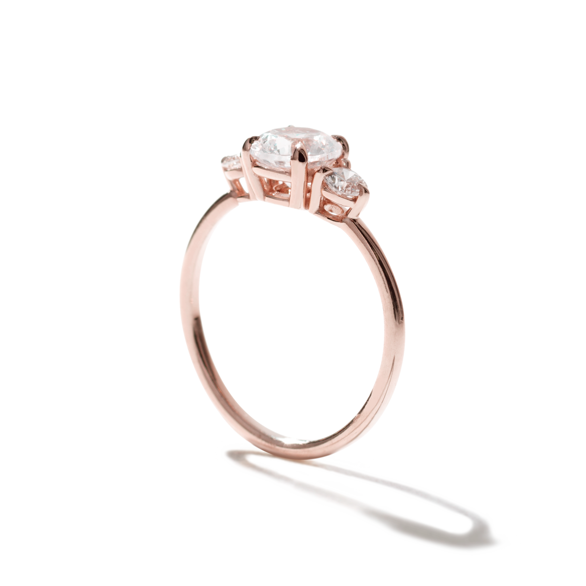 3 Stone Natural Diamond