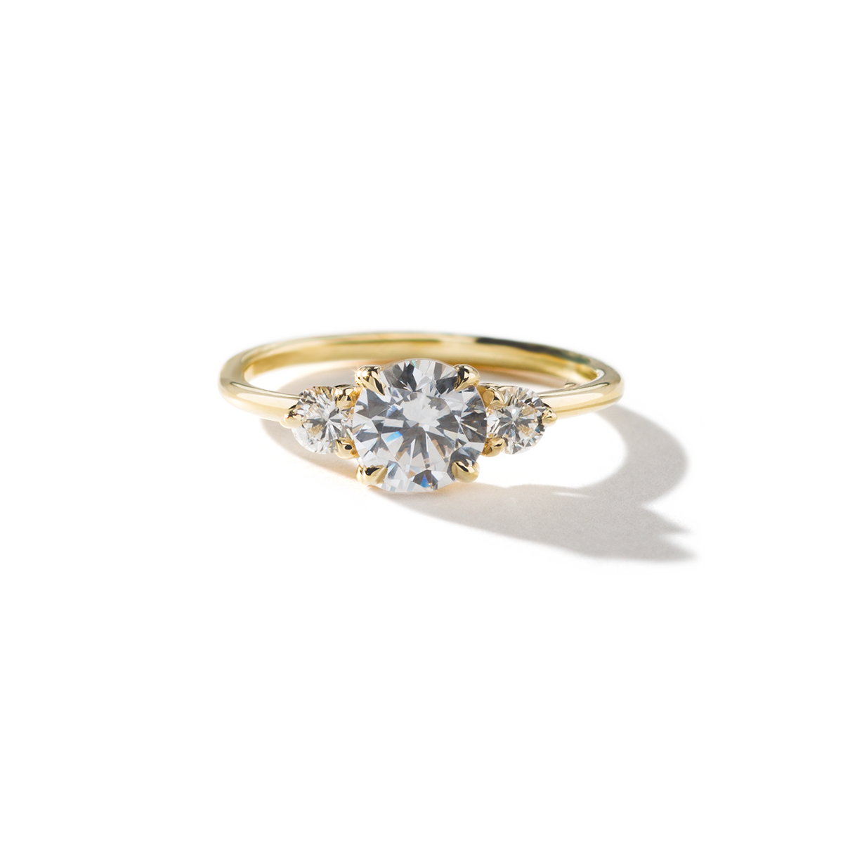 3 Stone Natural Diamond