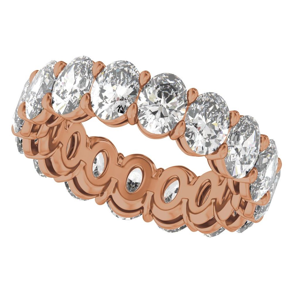Oval Diamond 7 | 8 Carats - 14K Rose Gold