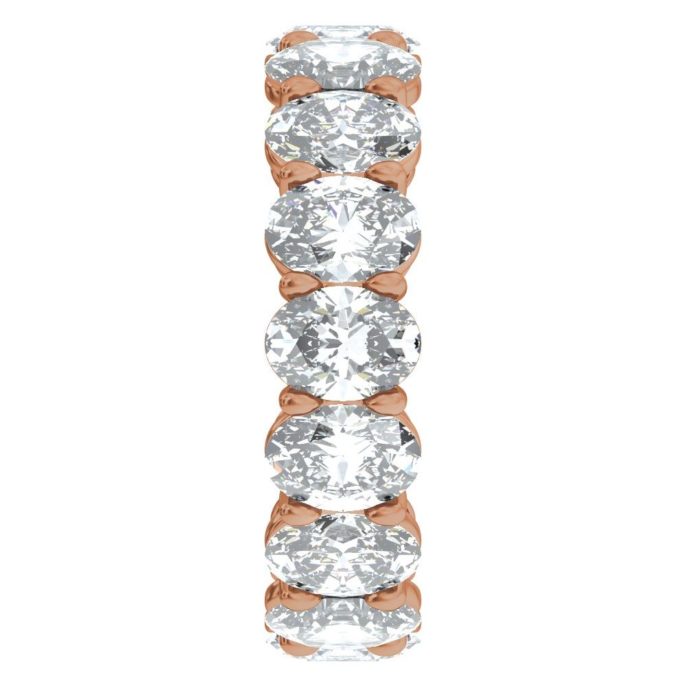 Oval Diamond 7 | 8 Carats - 14K Rose Gold