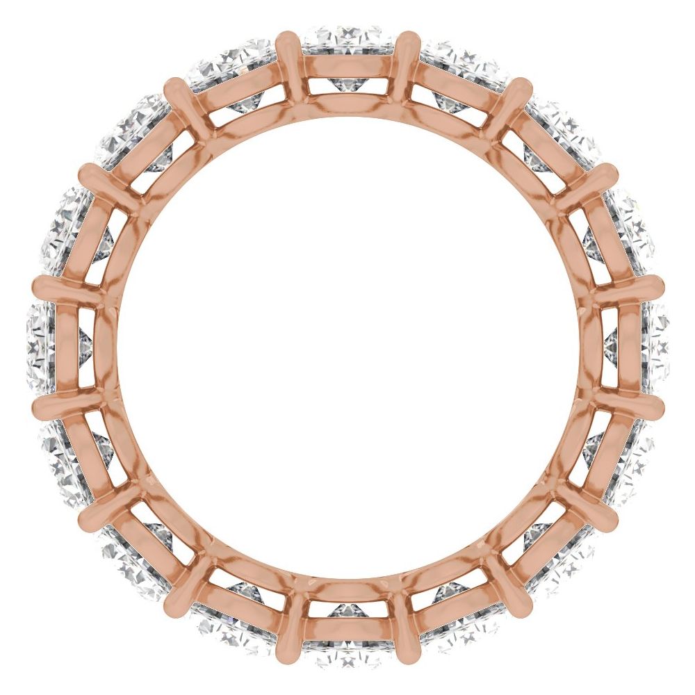 Oval Diamond 7 | 8 Carats - 14K Rose Gold