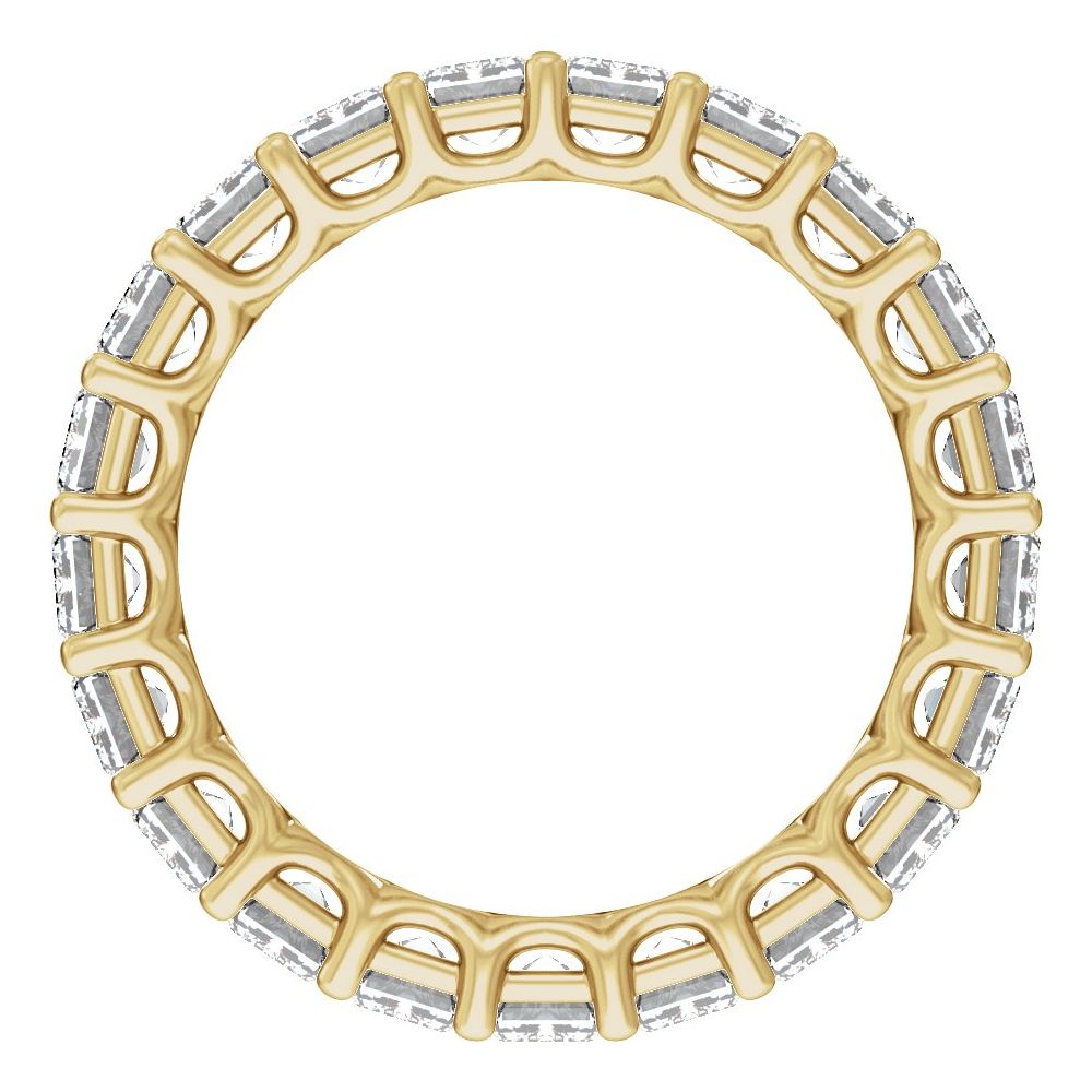 Emerald Diamond 6 Carats - 14K Yellow Gold