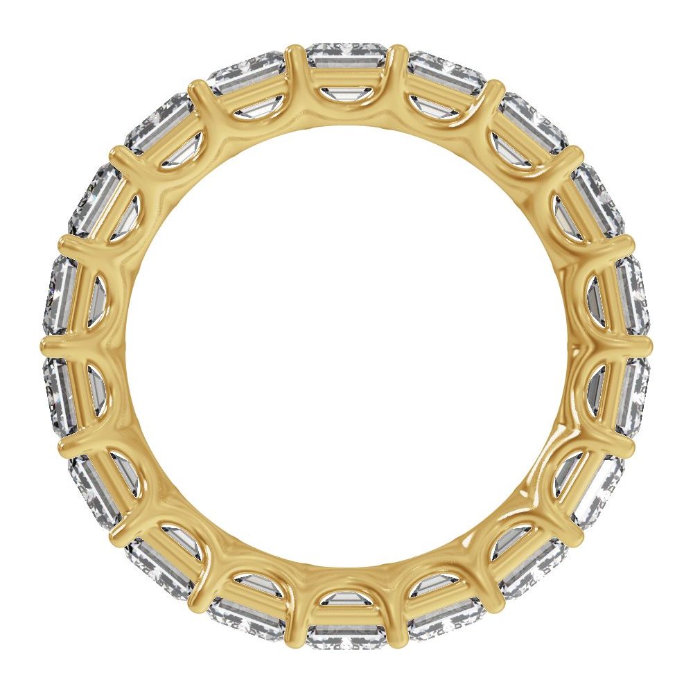 Emerald Diamond 9 | 10 Carats - 14K Yellow Gold