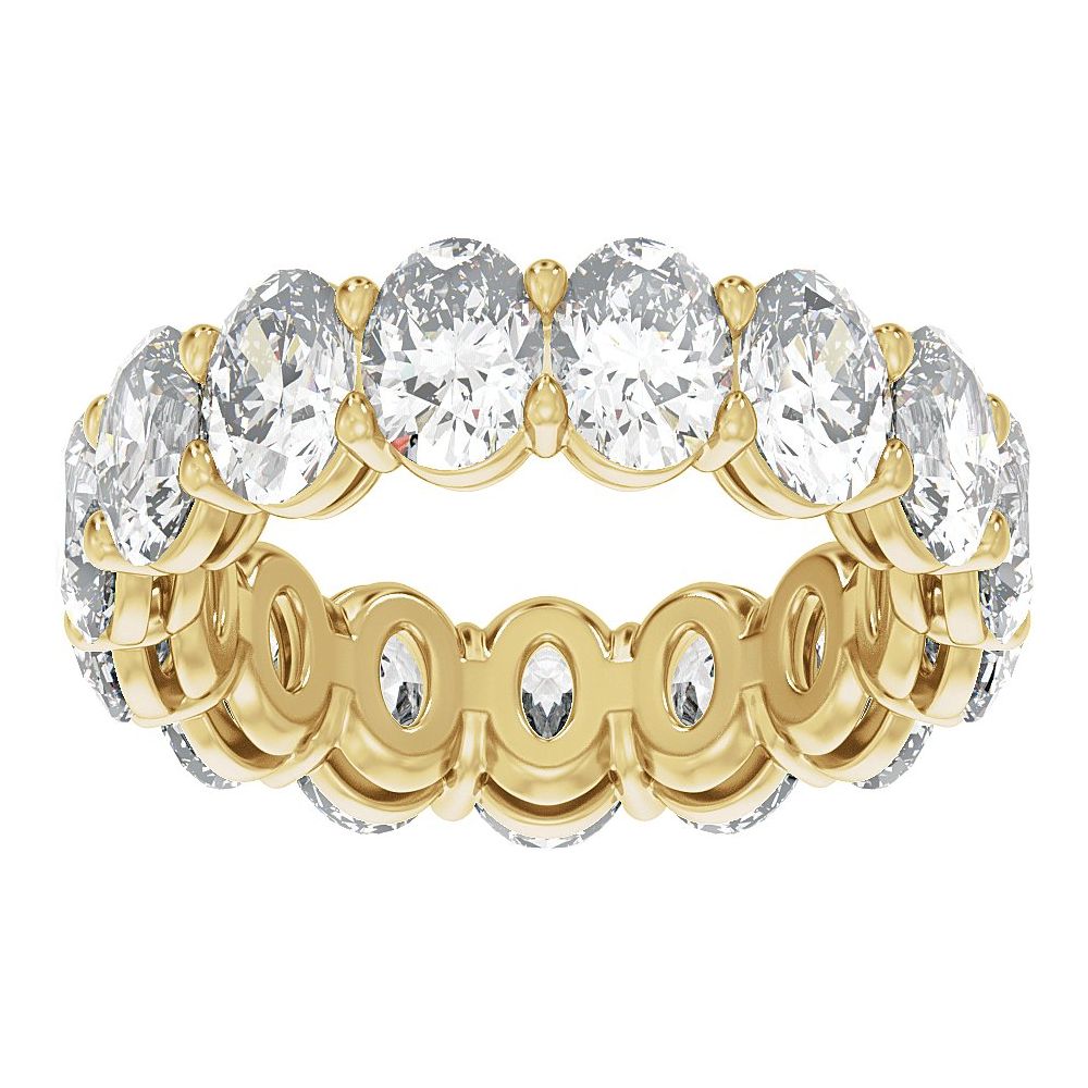 Oval Diamond 9 | 10 Carats - 14K Yellow Gold