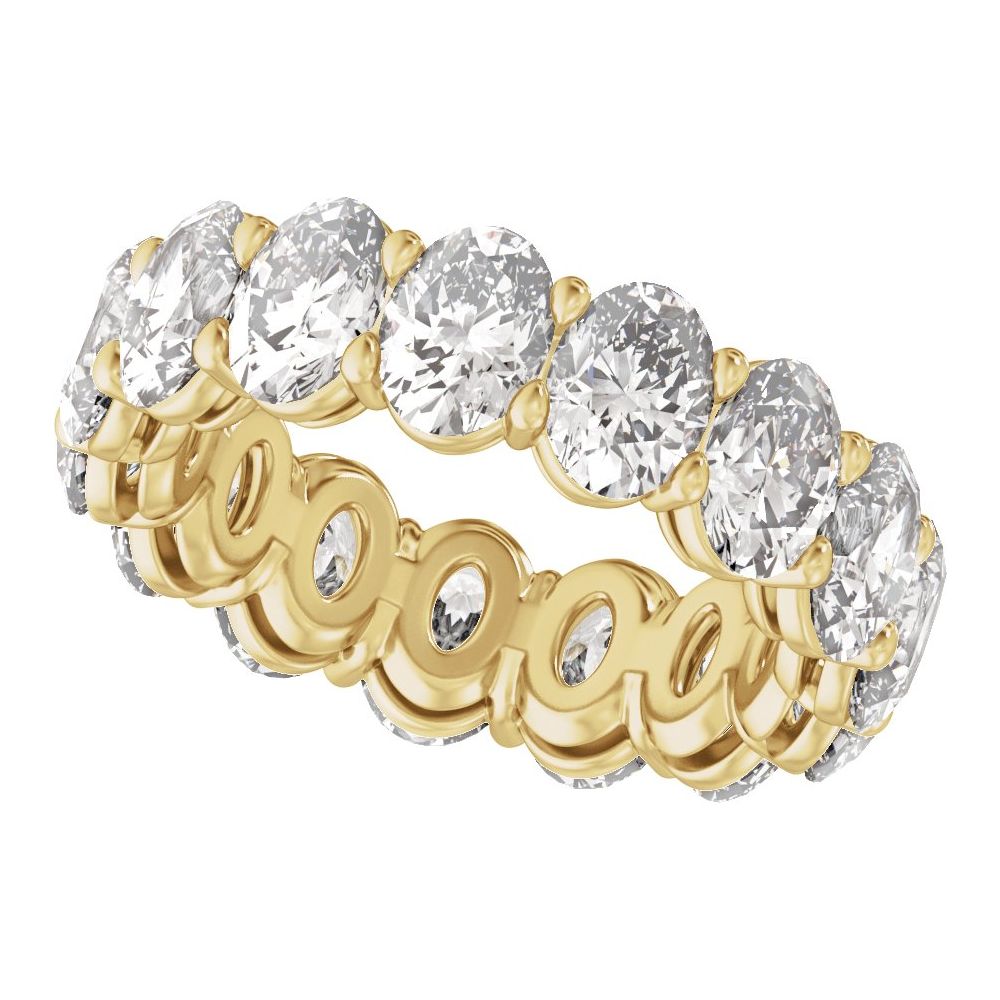 Oval Diamond 9 | 10 Carats - 14K Yellow Gold