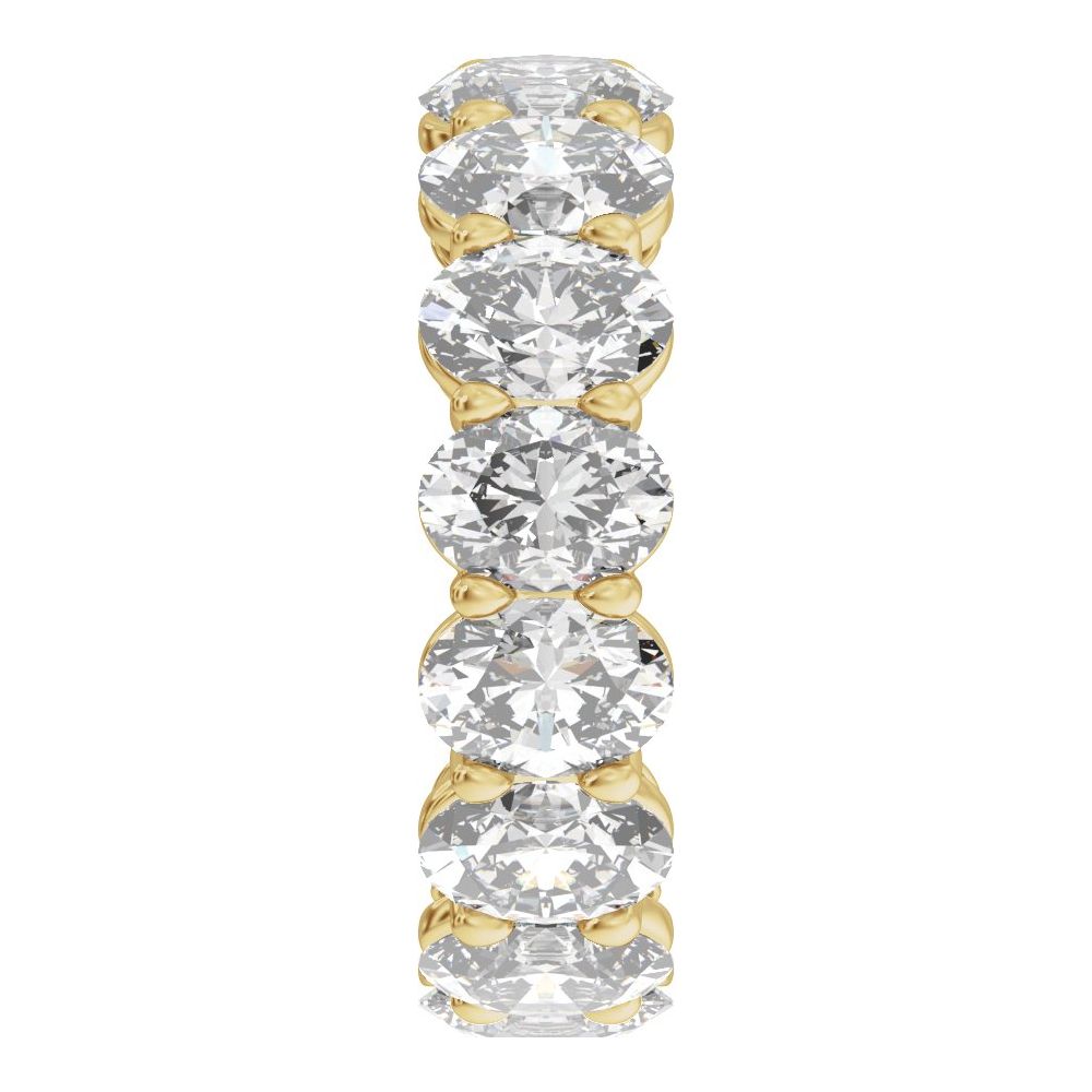 Oval Diamond 9 | 10 Carats - 14K Yellow Gold