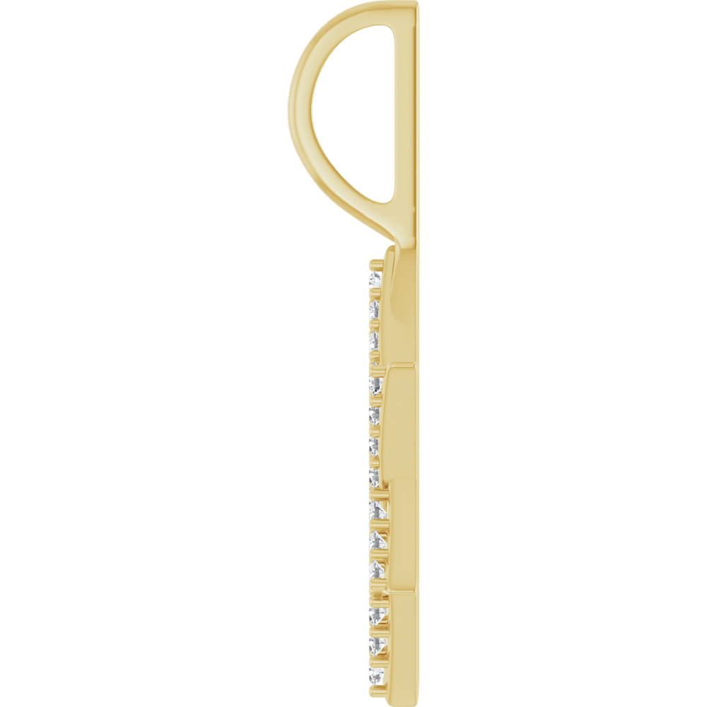 Star of David Natural Diamond Pendant