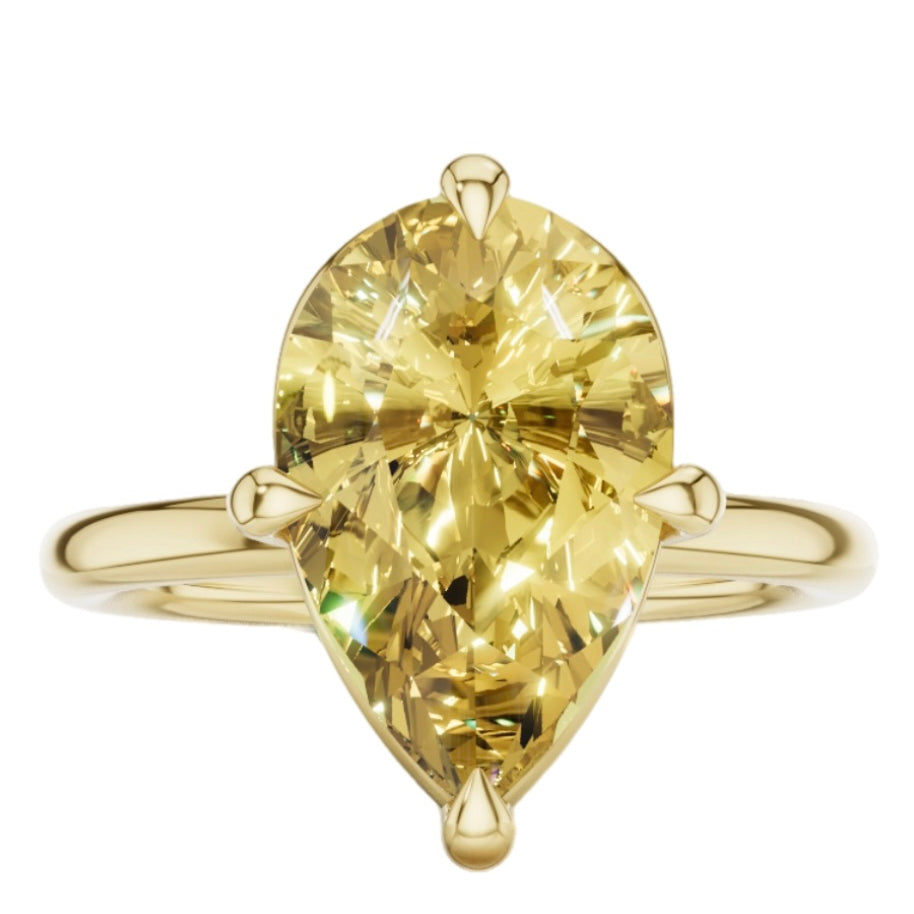 The Louise - Yellow Diamond Pear