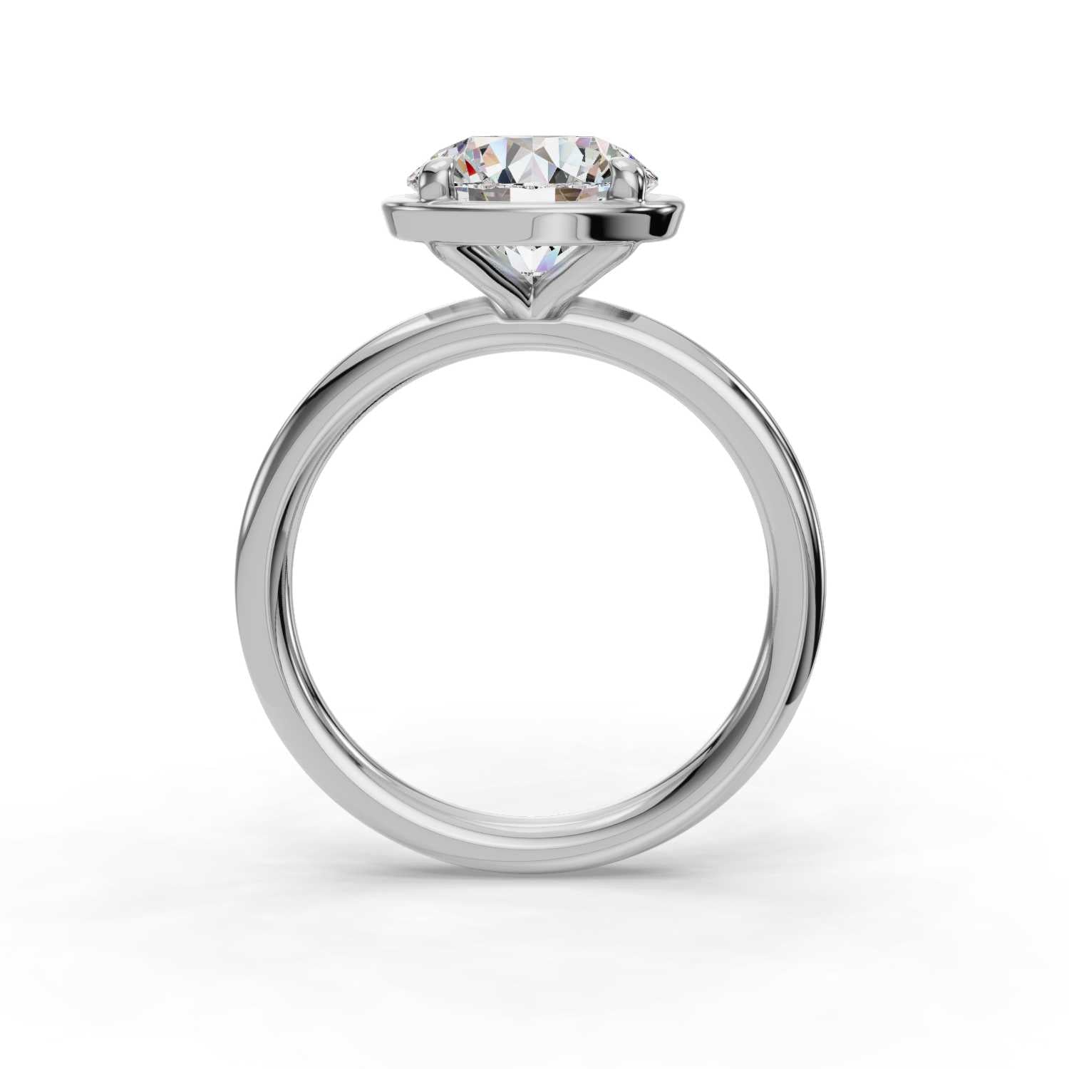 The Beatrice - Bezel Solitaire