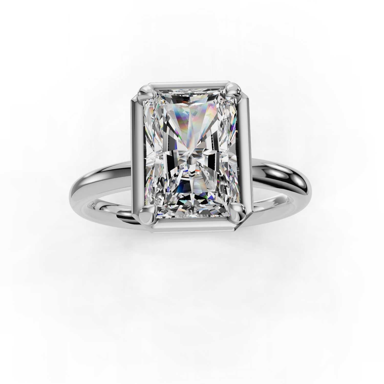 The Beatrice - Bezel Solitaire