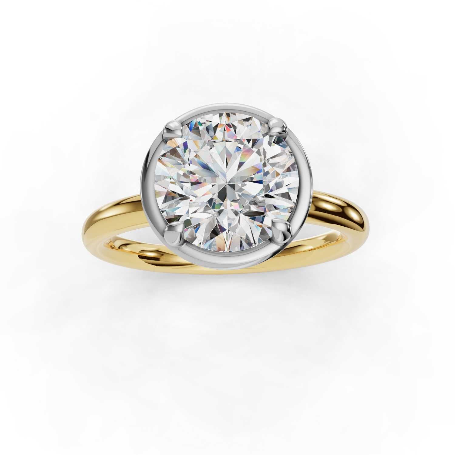 The Beatrice - Bezel Solitaire