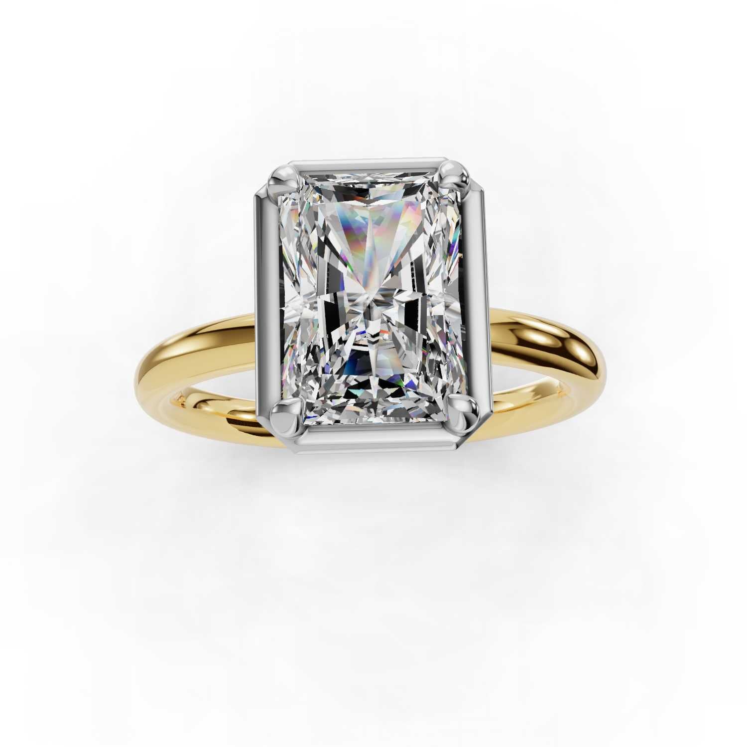 The Beatrice - Bezel Solitaire