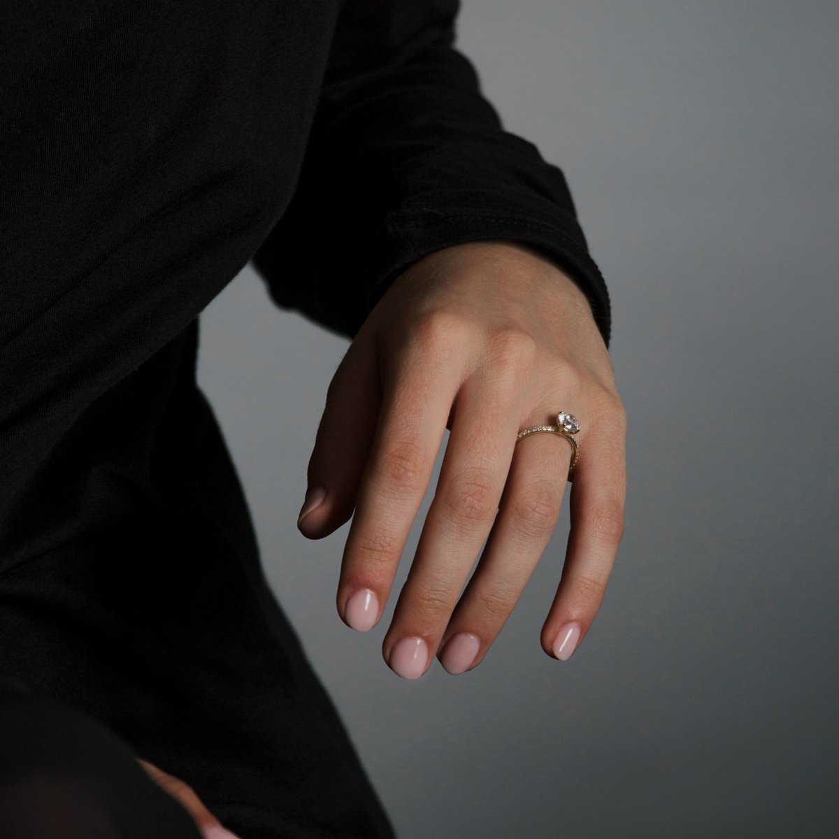 Solitaire Pave