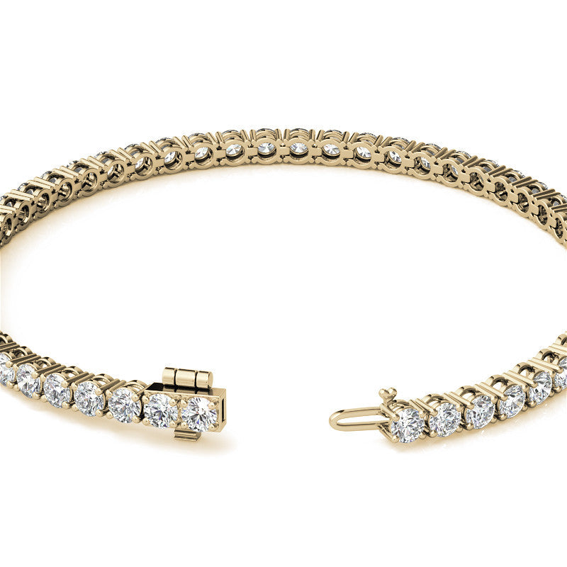 2CTW Moissanite Tennis Bracelet - 14K Gold Plated