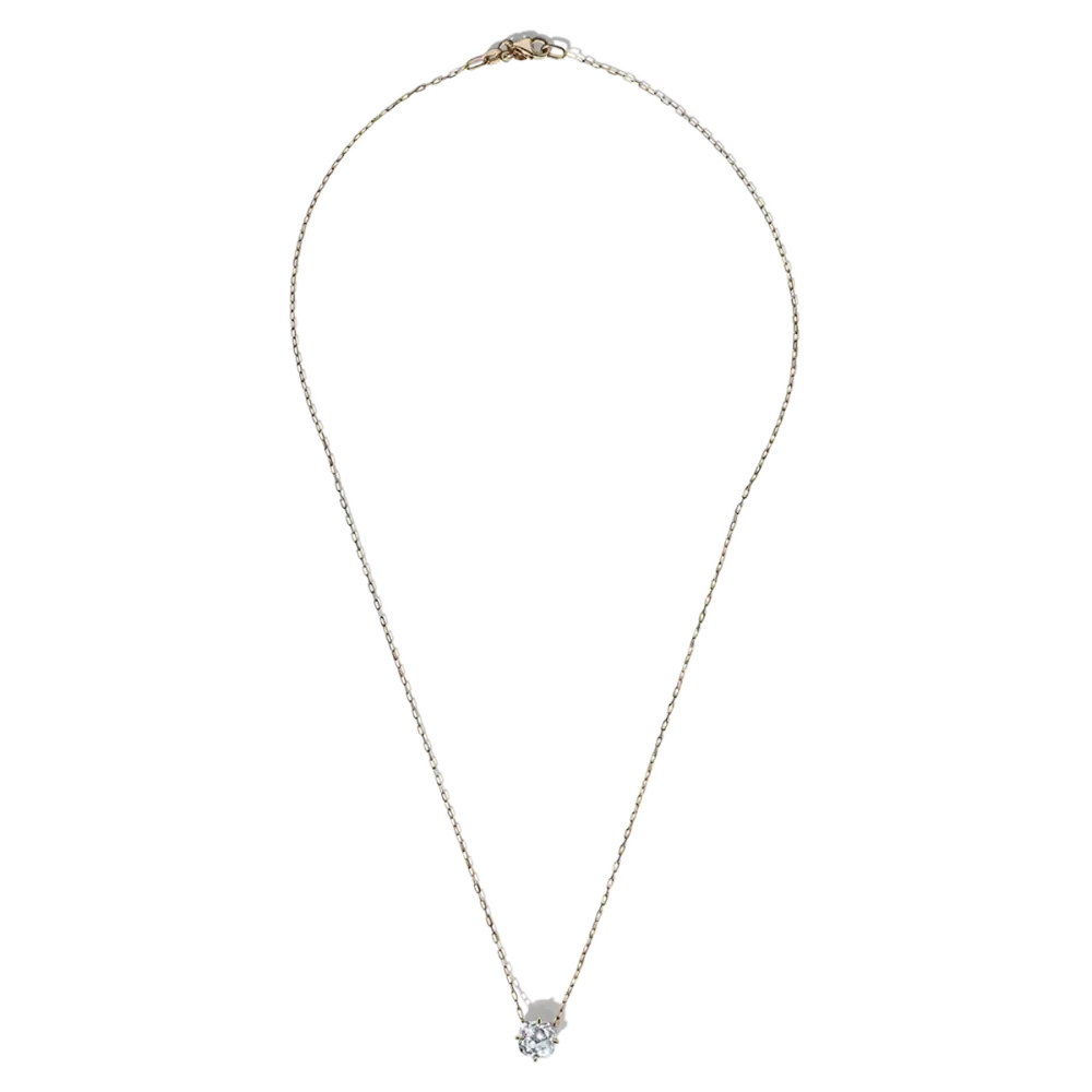 14K Yellow Gold Cushion Pendant