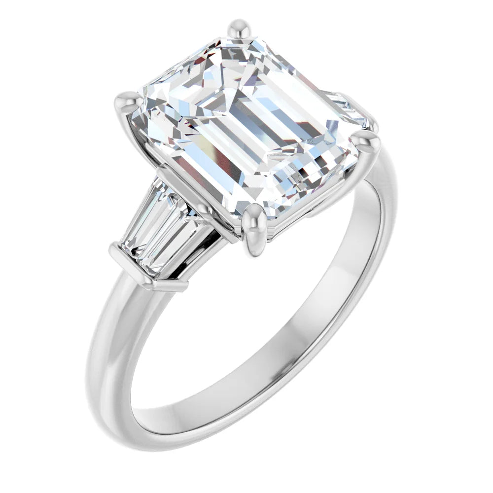 Tapered Baguette Three Stone