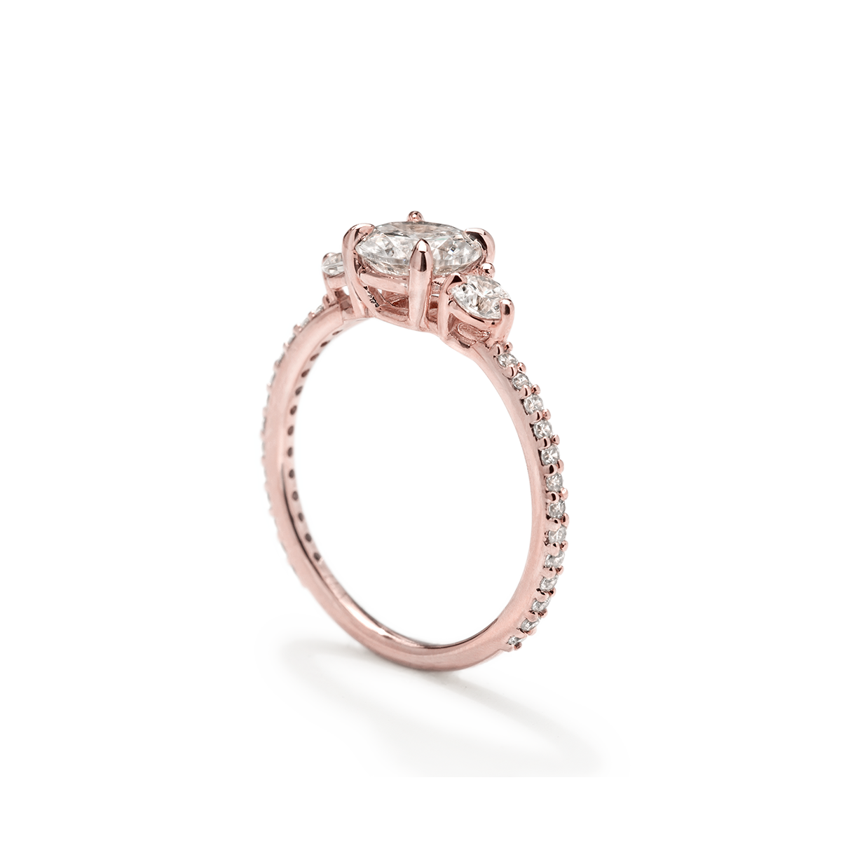 3 Lab Diamond Pave