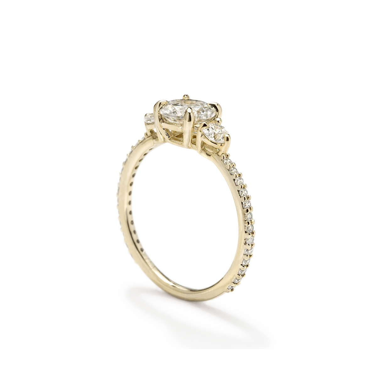 3 Lab Diamond Pave