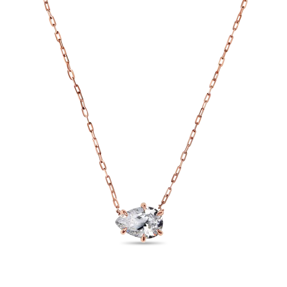 PEAR PENDANT - 14K Rose Gold / Pear