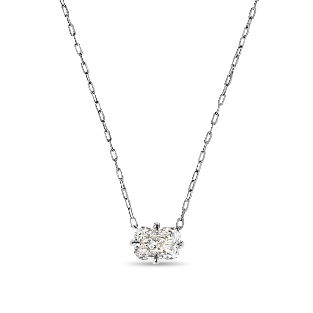 RADIANT PENDANT - 14K White Gold / Radiant